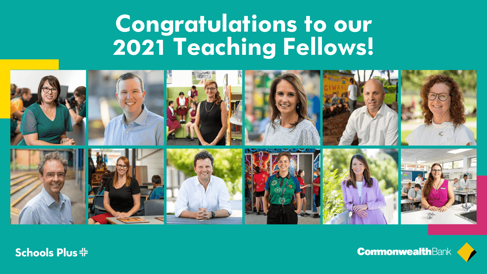 Congratulations to our 2021 Teaching Fellows Australian Schools Plus