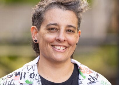 Portrait of Kim Brady 2025 Schools Plus Teaching Award winner.