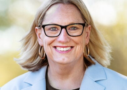 Portrait of Tina Coumbe 2025 Schools Plus Teaching Award winner.