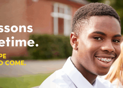 Australian Schools Plus Landing Page Banner Image - Students smiling to camera.